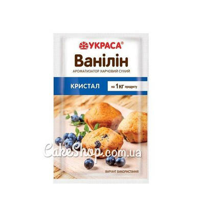 Ванілін для випічки Кристал, Украса