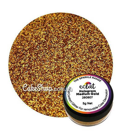 Блискітки Eclat Medium Gold, 5 г