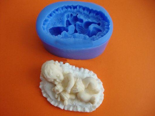 Силіконовий молд Немовля дівчинка, фото 1