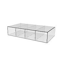 Короб EKOSTAR для гумкою і точілок 4 клітинки