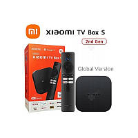 Смарт приставка , медіаплеєр Smart Tv, xiaomi tv mi box s 2nd Gen s905x 4 2/8gb 4k ultra hd Goole tv