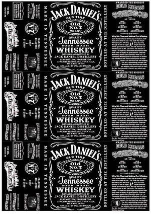 Вафельна картинка Віскі Jack Daniels 2