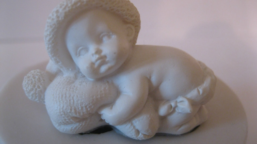 Силіконовий молд Малюк на подушці, фото 1