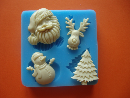 Силіконовий молд Набір новорічний №1, фото 1
