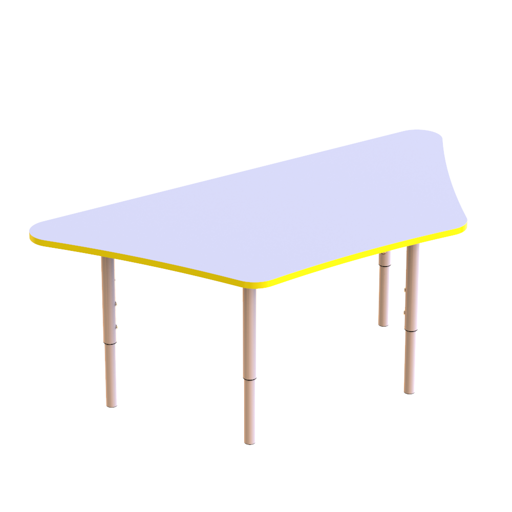 Дитячий стіл Трапеція з регулюванням висоти ST-003 Лаванда, 1020х450