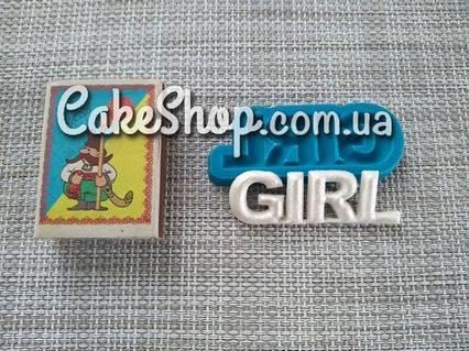 Силіконовий молд Напис GIRL