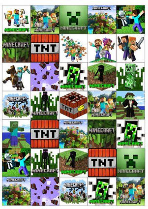 Цукрова картинка Minecraft