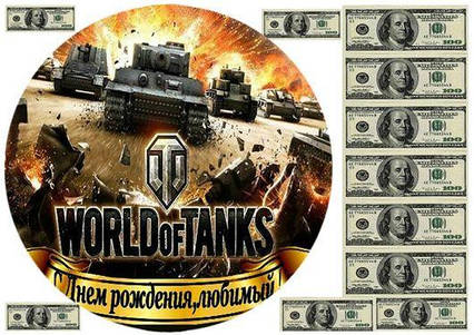 Вафельна картинка World of tanks 1
