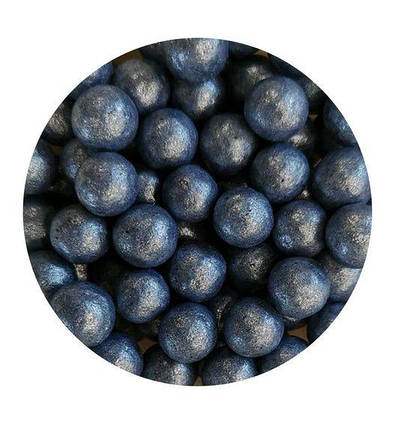 Перлини цукрові Сірий перламутровий 10 мм, 50 г