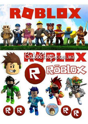 Вафельна картинка Roblox