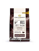 Шоколад бельгійський Callebaut 811 чорний 54,5% в дисках, 1кг