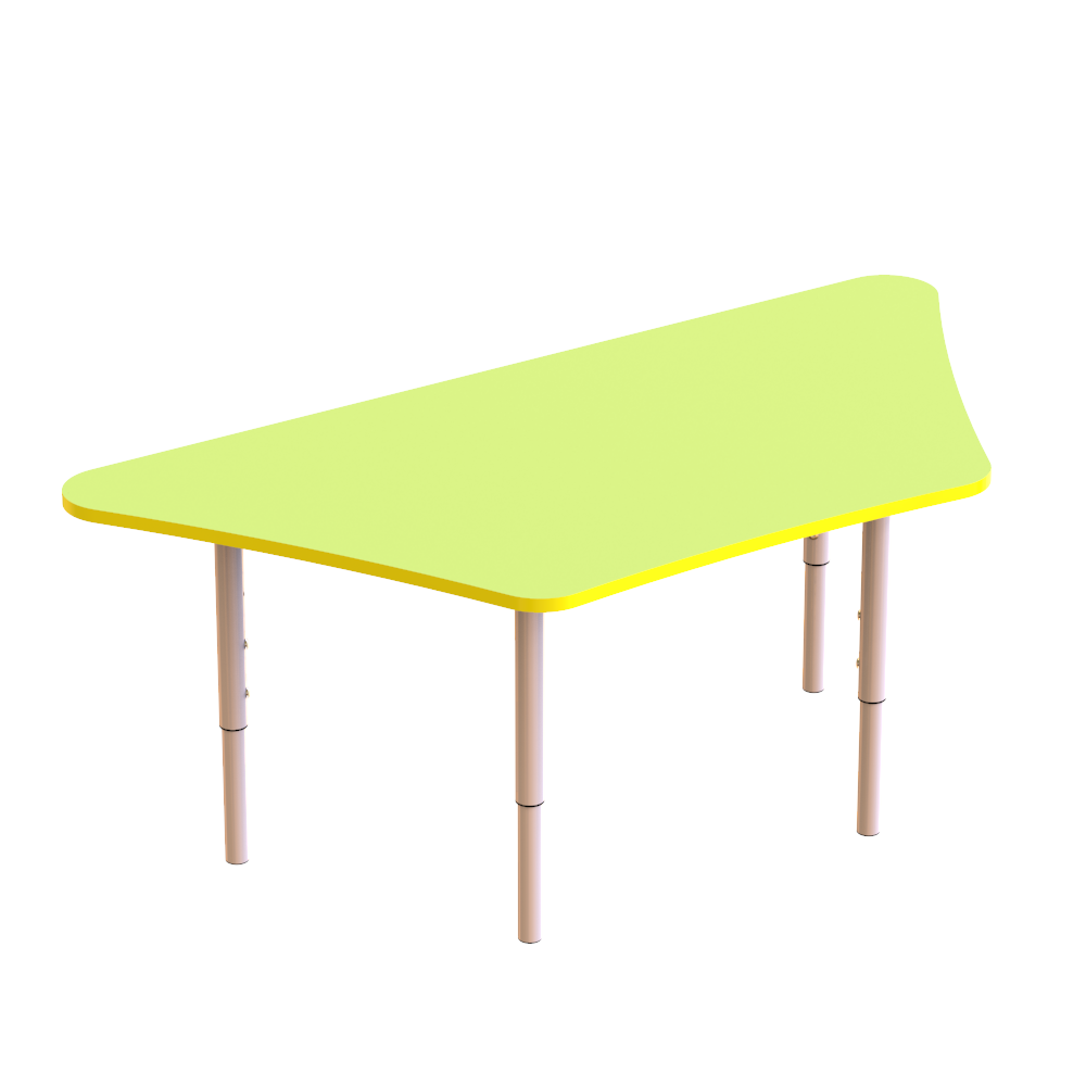 Дитячий стіл Трапеція з регулюванням висоти ST-003 Зелена вода, 1020х450