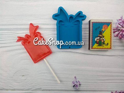 Силіконовий молд для льодяників Подарунок