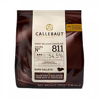 Шоколад бельгійський Callebaut 811 чорний 54,5% в дисках, 400г