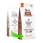 Brit Care Weight Loss Rabbit & Rice корм для собак з надмірною вагою, 12 кг