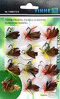 Набір мушок для риби, Yinhe-03, 12шт/уп