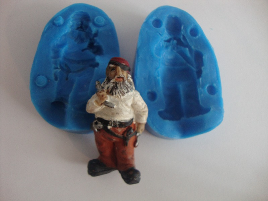 Силіконовий молд 3Д Пірат 2, фото 1