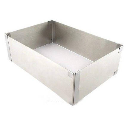 Форма для збирання розсувна Прямокутна, висота 10см