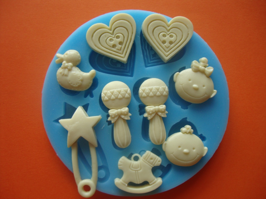 Силіконовий молд Набір дитячий № 3, фото 1