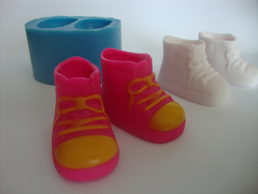 Силіконовий молд 3Д Черевички, фото 1