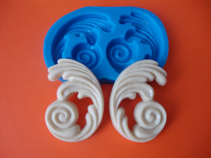 Силіконовий молд Завитки 2