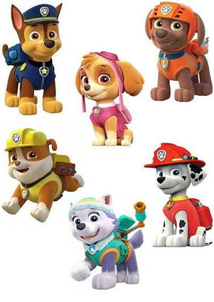 Вафельна картинка Щенячий патруль 22