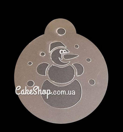 Трафарет Сніговик 2