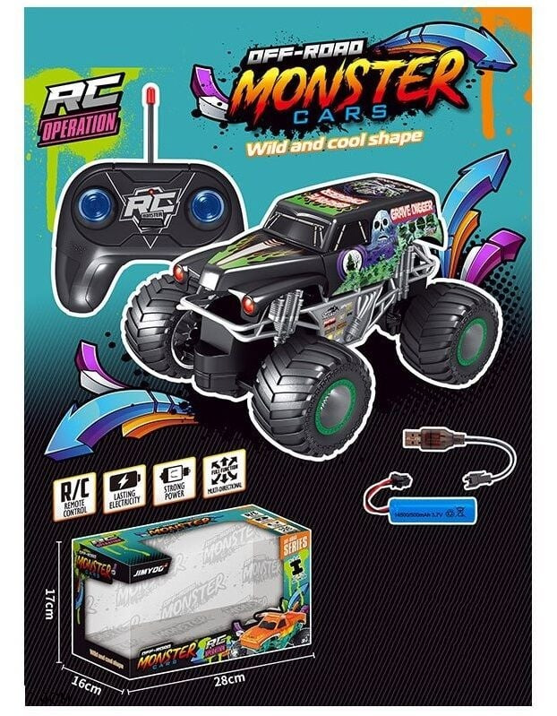 Джип на радіокеруванні JY 1003 /1004 пульт, акумулятор 3.7V, USB-кабель