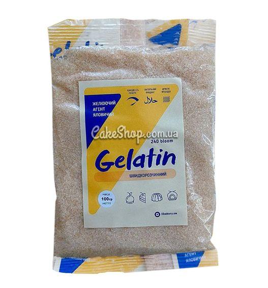 Желатин халяль 240 блюм ILbakery, 100 г, фото 1