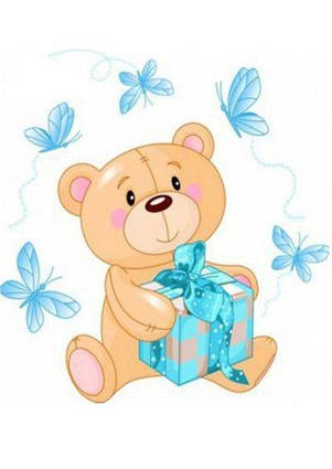 Вафельна картинка Ведмедик Тедді 6