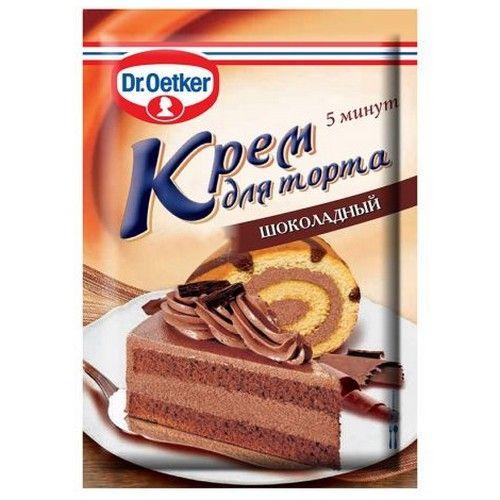 Крем для торта зі смаком шоколаду (ТМ Dr.Oetker), фото 1