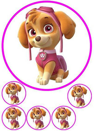 Вафельна картинка Щенячий патруль 10