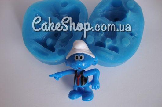 Силіконовий молд 3Д Смурфик 1, фото 1