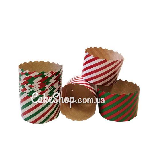 Форма паперова для кексів Полоска, 10шт, фото 1