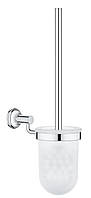 Туалетный ершик настенный в комплекте Grohe Essentials Authentic хром