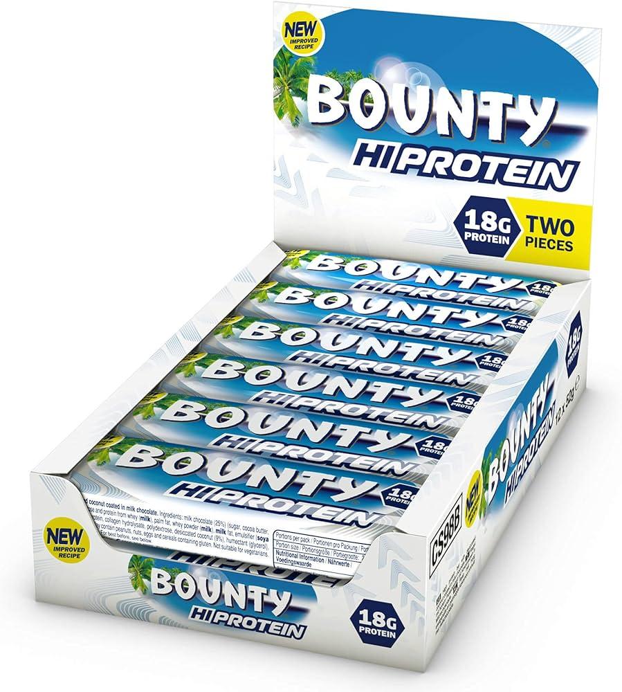 Протеиновые батончики Bounty Hi Protein Bar 52 г - фото 1 - id-p2042567760