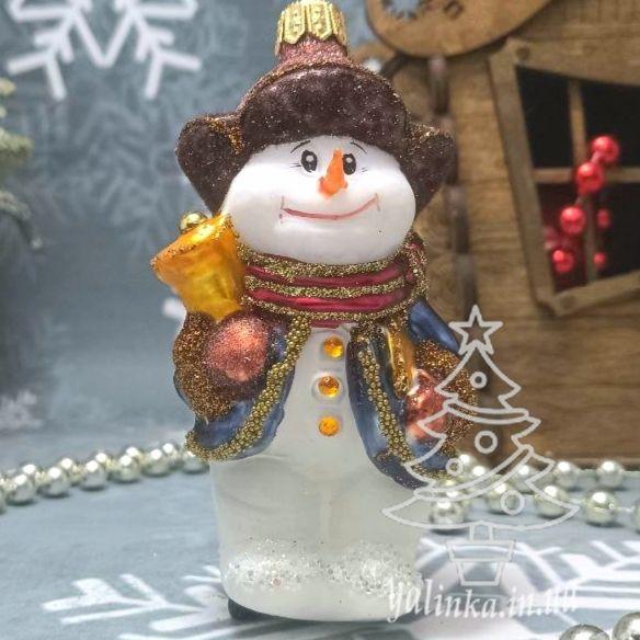 снеговик ирена игрушка на елку 