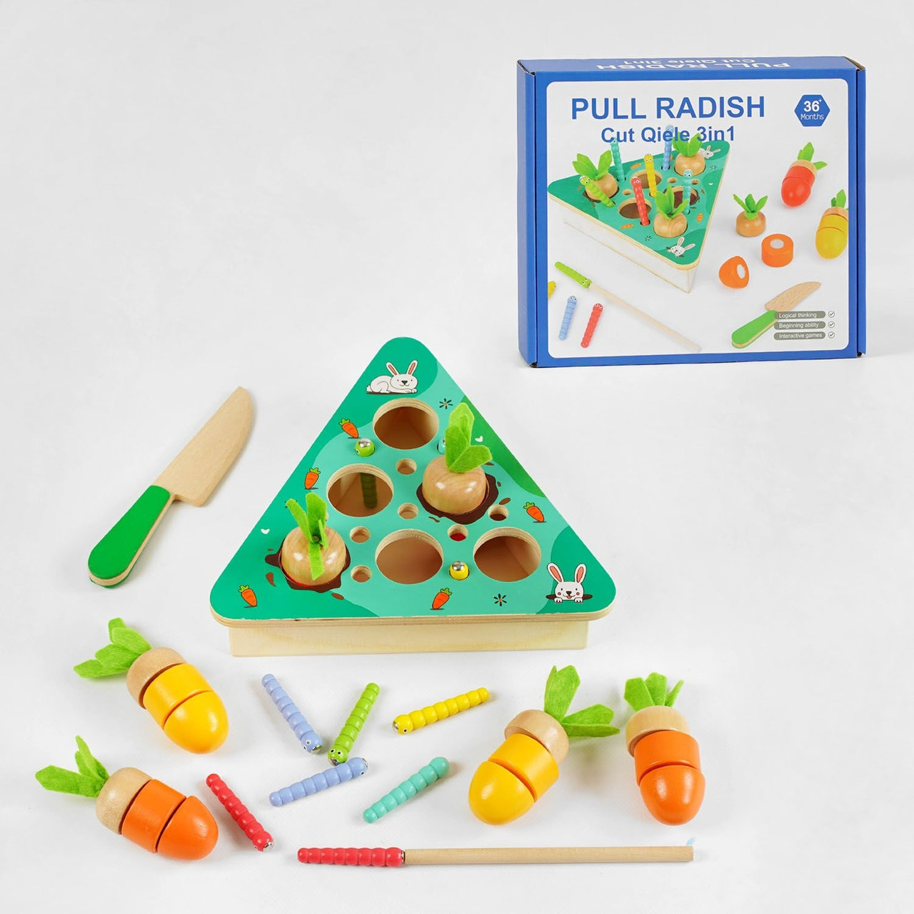 Гра на липучках C 61737 сортер, магнітна гра