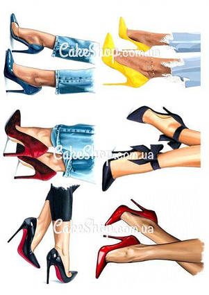 Вафельна картинка Дівчатка ніжки