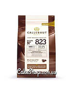 Шоколад бельгійський Callebaut 823 молочний 33,6% в дисках, 100 г