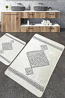 Набір килимків для ванної кімнати Chilai Home Tatiana