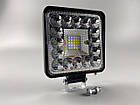 Квадратна автомобільна фара LED світлодіодна 41 led діод 6500K 9-80В додаткове освітлення авто, фото 10