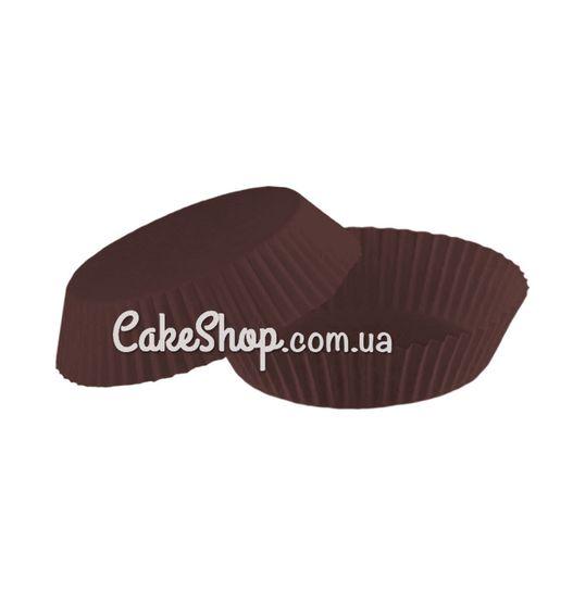 Тарталетки паперові Коричневі 7х2,3см, 50 шт., фото 1