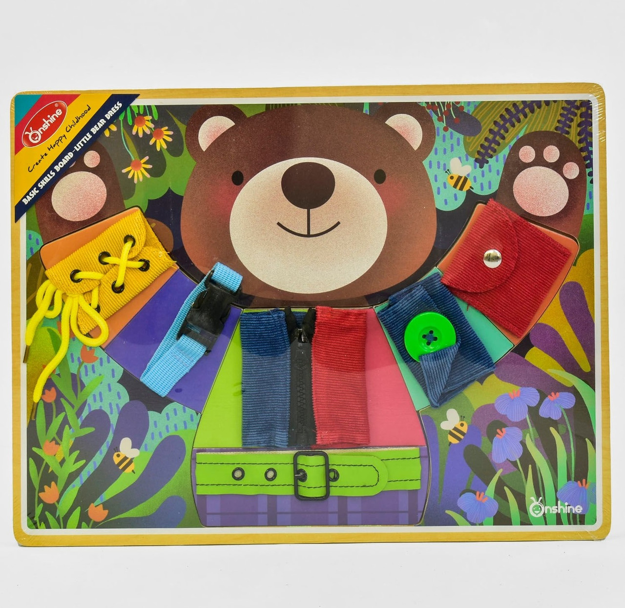 Бізіборд дерев'яний С 37155 "Мішка"