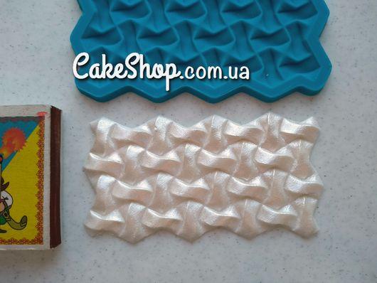 Силіконовий молд Бордюр/текстура плетіння 3, фото 1