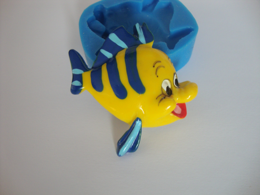 Силіконовий молд Рибка Флаундер, фото 1