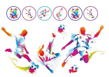 Вафельна картинка Футбол 2