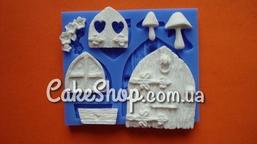 Силіконовий молд Набір двері, вікна, фото 1