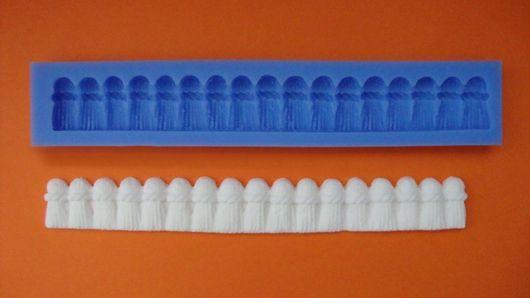 Силіконовий молд Бордюр Бахрома, фото 1