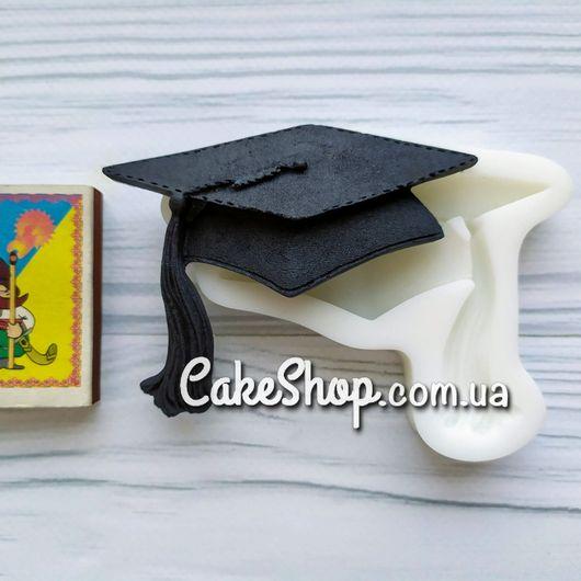 Силіконовий молд Академічна шапочка / шапочка магістра, фото 1